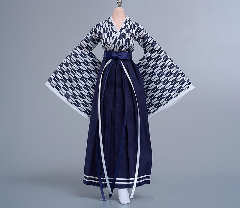 

[TOYBARJAPAN] Набор фигурок масштаба 1/6 для TBLeague и WORLDBOX, CD058 Красивый набор женской модной одежды Кимоно и Носки (Тело и голова в комплект не входят.) (К