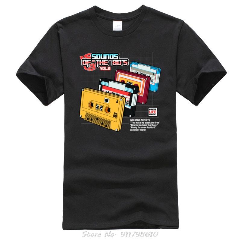 Punk Vintage Clothing TShirt Sounds 80s Cassette Tape O-Neck T Shirt Personalized Discount Funny T-Shirt Music Love