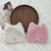 "Kids' Cute Cat Ears Plush Wool Hat - Cozy, Warm, and Stylish for Autumn and Winter"