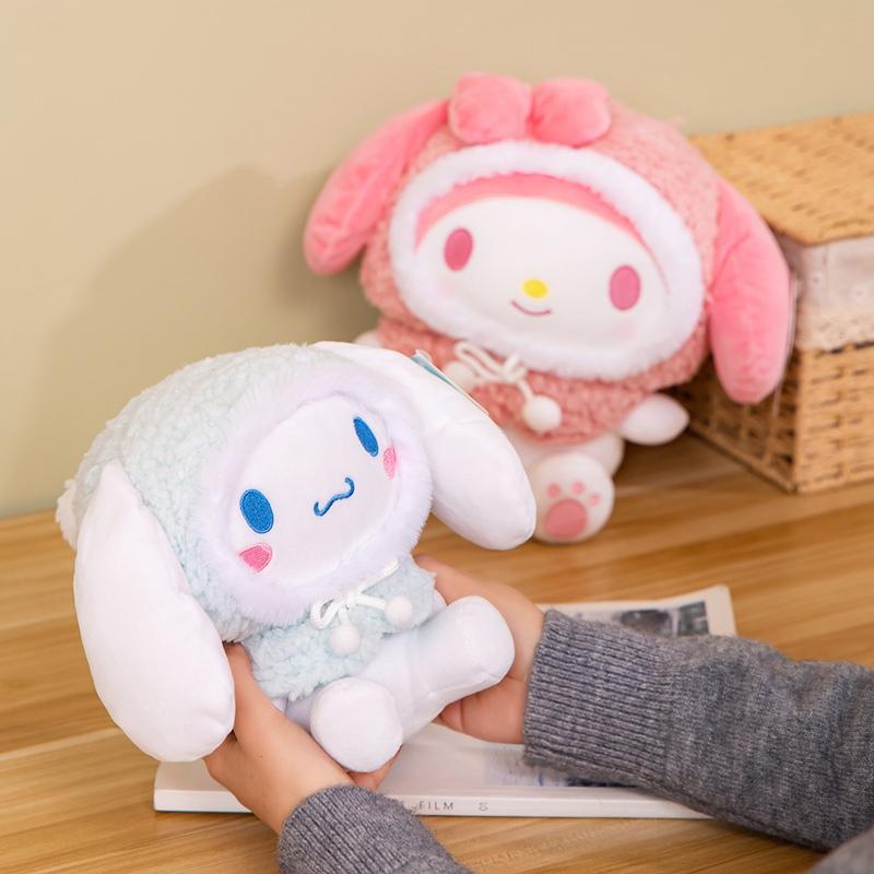 Cute Kuromi Melody Hellokitty Cinnamoroll Plush Toys Girl Plush Dolls Homdecor Cartoon Stuffed Dolls