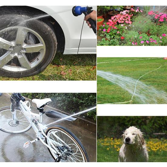 Garden Car Washing Expandable Hose Pipe High Pressure Spray Water Cleaning Set