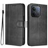 For Xiaomi Redmi 15C 4G (171mm) Cases Wallet Stand Retro Texture Leather Phone Cover with Lanyard