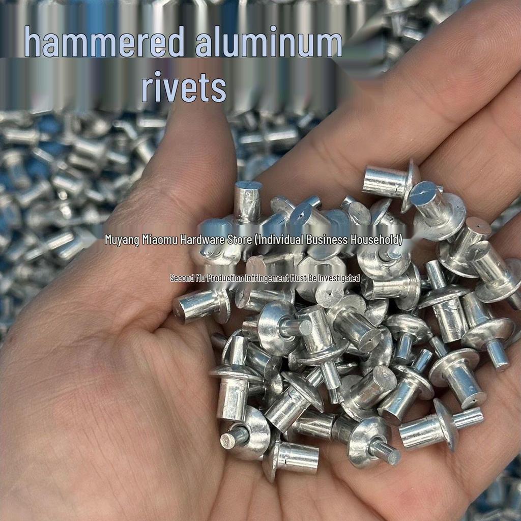 American Aluminum Male-Female Drive Rivets with Semicircular Head for Hinge and Sheet Metal Repair