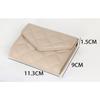 Simple student short wallet wallet niche diamond design multi-card women's small square bag change bag