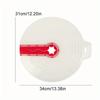 1pc Mixing Bowl Cover with Beater Hole - Plastic, Rust-Resistant, Oven-Safe Kitchen Accessory for Preventing Cream Mixing