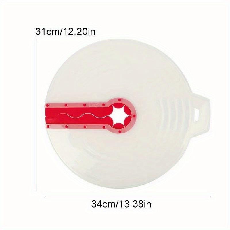 1pc Mixing Bowl Cover with Beater Hole - Plastic, Rust-Resistant, Oven-Safe Kitchen Accessory for Preventing Cream Mixing