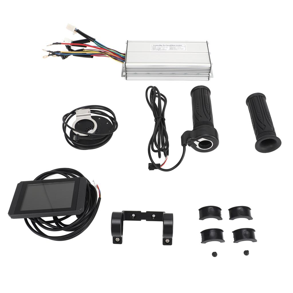 36V 48V 1000W Electric Bike Controller Kit 30A Sine Wave Controller LCD8H Panel 10B Power Magnetic Point 20X Full