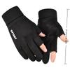 1pair Autumn Winter Outdoor Cycling Gloves Gym Fitness Sports Running Warm Touch Screen Nonslip Gloves Mountaineering Gloves