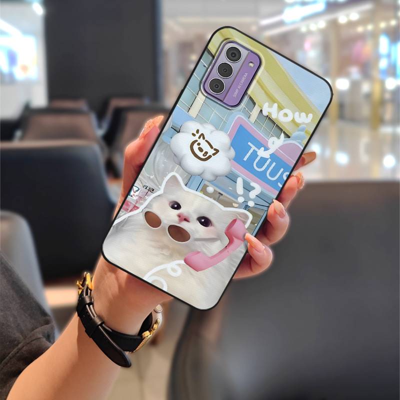 Soft Case Full Wrap Phone Case For Nokia G42 5G TPU Graffiti Anti-dust Cartoon Silicone Shockproof Durable Back Cover