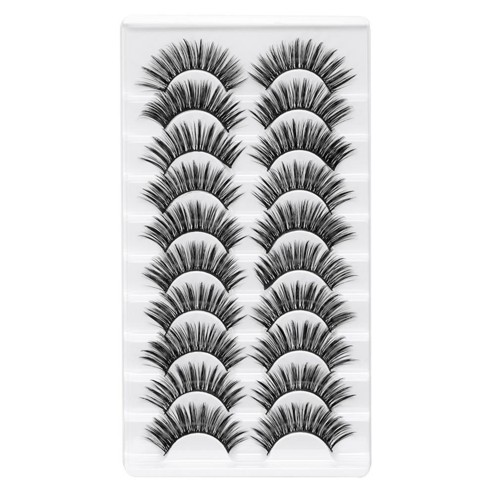 Natrual Long False Eyelashes Handmade Eye Makeup Tools Beauty 3D Faux Mink Lash Eye Lash Extension