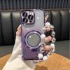 Luxury Bracelet Glitter Shockproof Phone Case For Xiaomi POCO X7 14T Pro Redmi Note 14 Pro Plus 14C 4G 5G Mirror Stand Soft Case