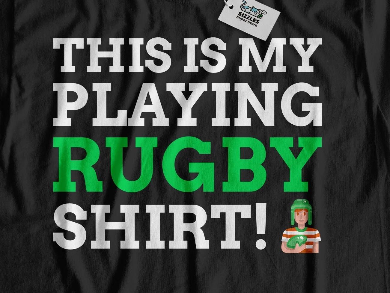 Unisex Funny Rugby League T-Shirt Rugby Ball Union Player Gifts 4XL