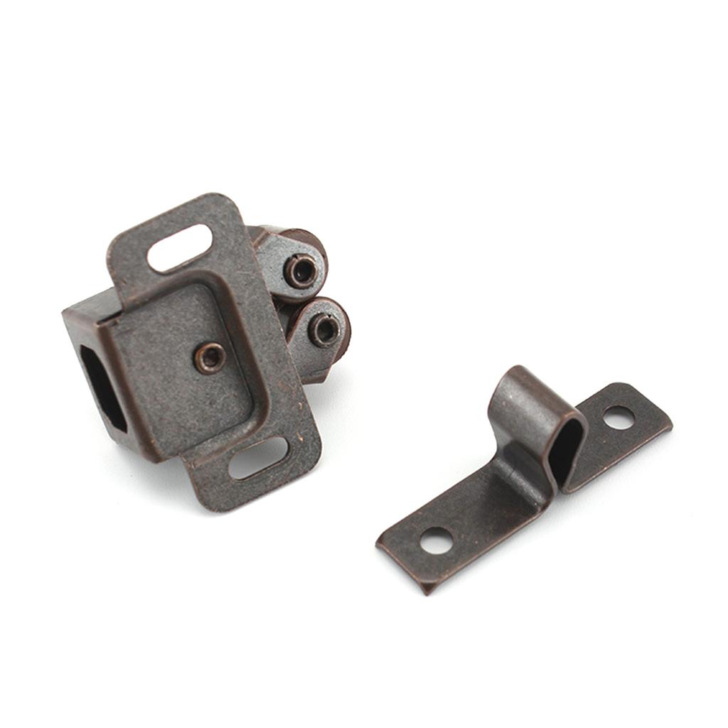 10 Pack Double Roller Catch Cabinet Latches for Cupboard Closet Door Home Furniture Door Double Roller Catches