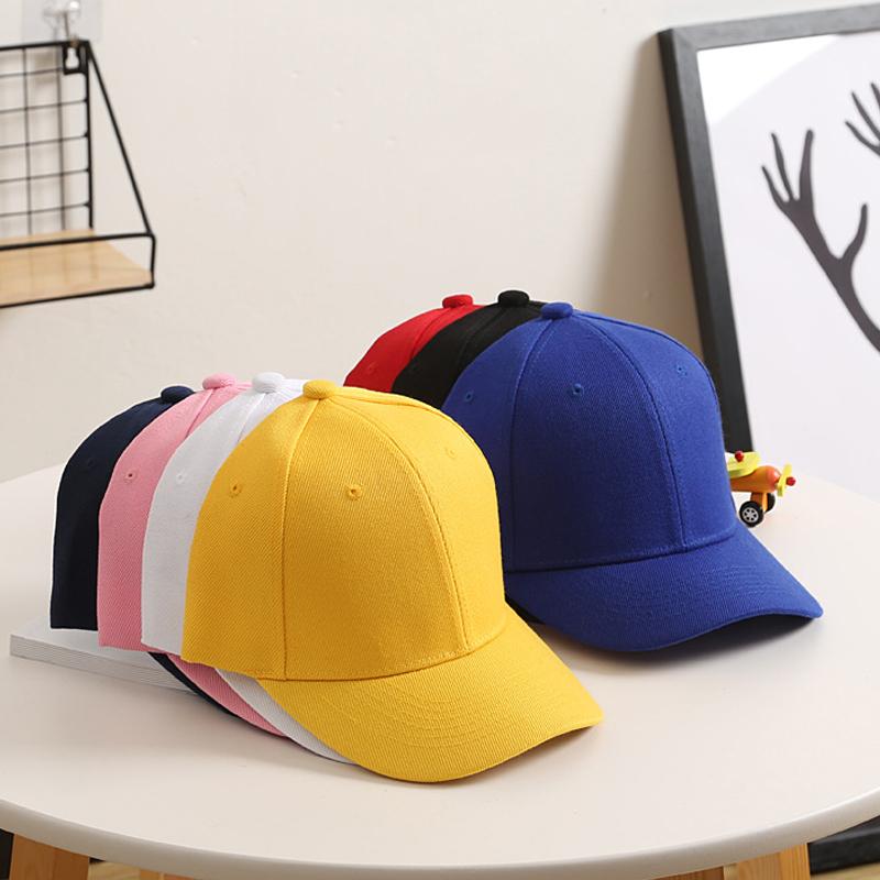 Kids Girls Boys Caps Cotton Baseball Cap Solid Color Snapback Baseball Caps Canada Golf Summer 2023 Bone Gorras Hombre Casquette