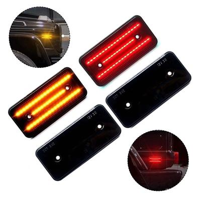 4pcs LED Side Marker Lights Fit For Mercedes-Benz W463 G500 G550 G-Class 02-14