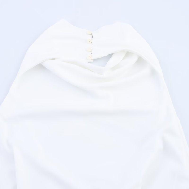 Kaslead New Women clothes Western Style Backless Hanging Collar Sleeveless Length Dress 3152312 250