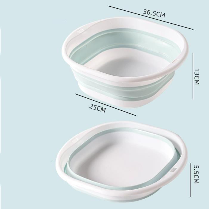 Folding Foot Bath Basin Portable Plastic Foot Soak Tub for Home Use Multipurpose Wash Basin