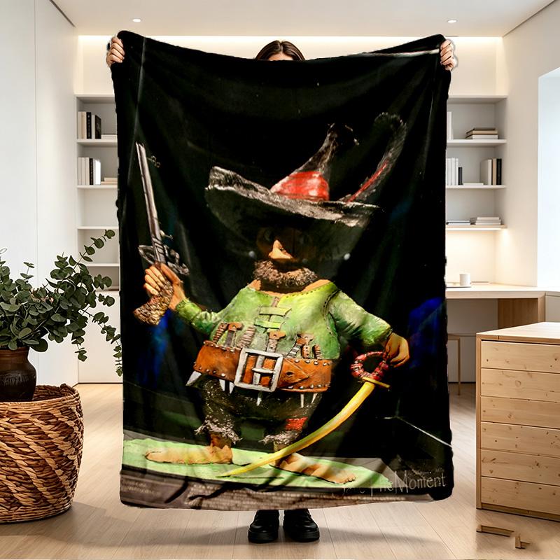 Der Rauber Hotzenplotz Print Blanket - Soft & Comfortable, for Bedroom, Travel, Sofa, Home Decoration - Birthday Christmas Gift for Friend