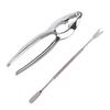 1 Set Stainless Steel Crab Fork Seafood Tools Lobster Cracker Forks Nut Cracker Shell Claw Lobster Shellers Crab Leg Cracker Kit
