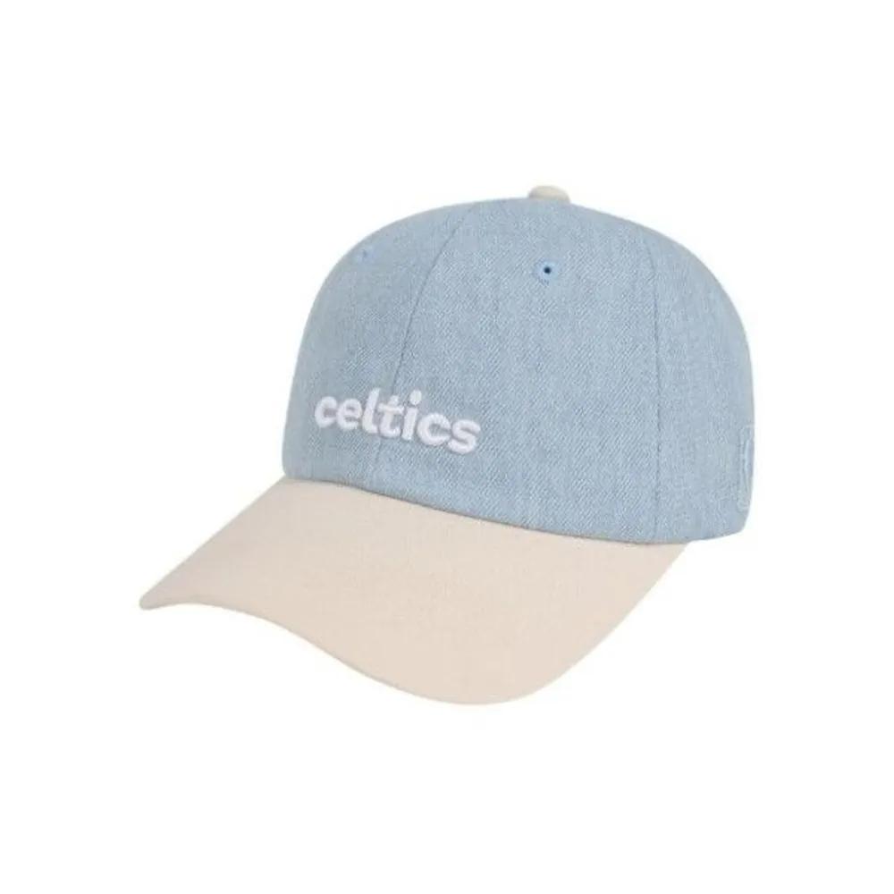 [NBA] M Cap KQC N245AP274P-LB BOS Lettering Denim SOFT BALL CAP_SC165 FREE