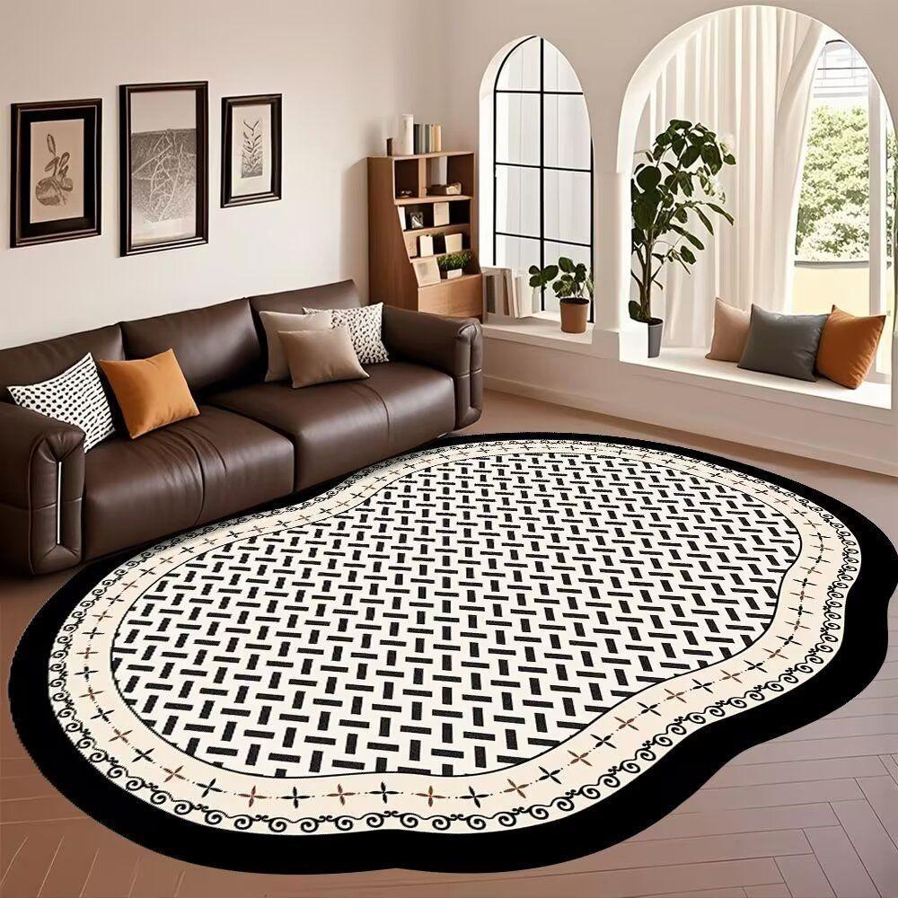 

Irregular Living Room Carpet Sofa Coffee Table Carpet Home Bedroom Bedside Carpet 160 * 230cm