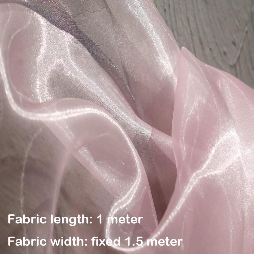 DIY Crystal Organza Fabric  for Wedding Backdrop DIY Curtains Hanfu Dress Design