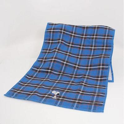 Snoopy Peanuts LIFE&TIMES Originálna tvárová osuška ( Kobe Tartan ) Japonsko NOVÉ