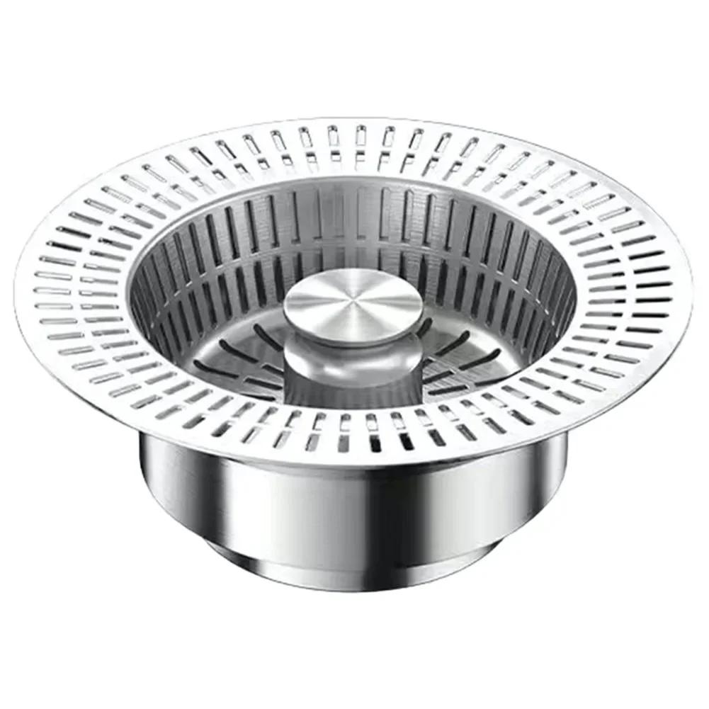 For Standard Sinks Kitchen Sink Stopper Stainless Steel Sink Stopper Kitchen Use 2.76 To 3.38 Inches Stainless Steel Filters