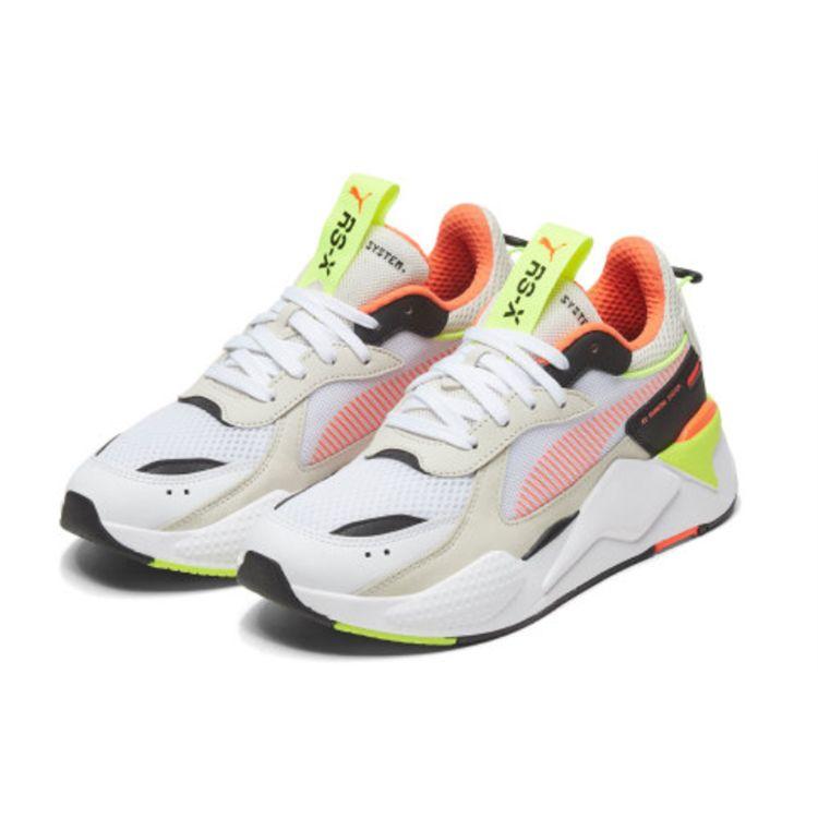Puma Rs-X Fabric Leather Hd2 Sports Comfort Mid-Top Lifestyle Casual Shoes Unisex Casual Shoes Vibrant-Red 372076-01