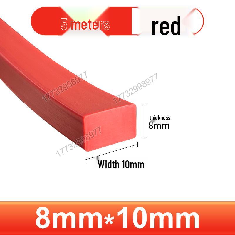 High-Temperature Resistant Transparent Silicone Rubber Sealing Strip