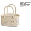Cesto Portaoggetti con Fori di Drenaggio Contenitore Portaoggetti Grande Capacità Manico Ergonomico Organizer per Bagno Stanza del Dormitorio