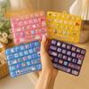 Sons de Touches Clairs Clavier Mécanique Touches Pressables Keycaps Couleur Bonbon Porte-clés Décoration de Sac à Dos