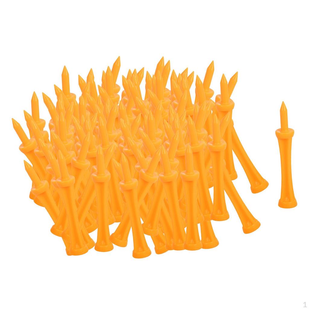 100 Golf Tees, Tee Gift Set, Professional Ball Holder, for Beginners And Adults, Driving