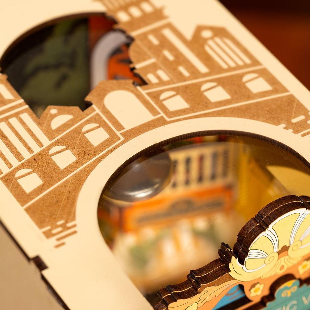 ROBOTIME Rolife 3D puzzle Romantic Venice DIY Book Nook Kit TGB08