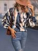 1116 Europäische und amerikanische Damenbekleidung Sommer neue Mode bemaltes One-Shoulder-Oberteil mit lockeren Laternenärmeln Damen