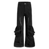 American Style Flared Casual Pants Unisex Streetwear Trendy Trousers Daily Wear