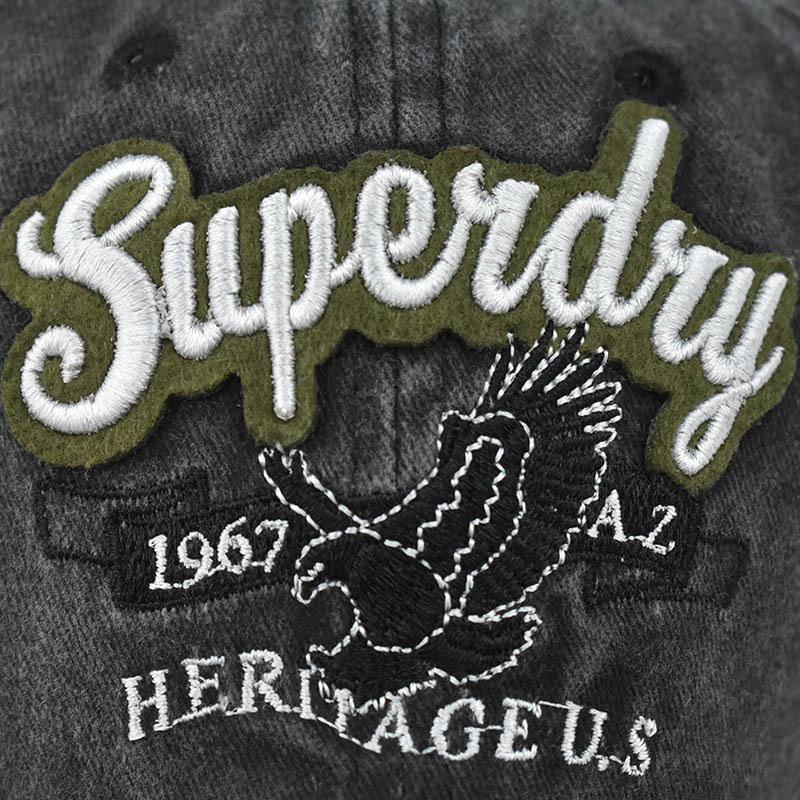 New Eagle Embroidered Hat Alphabet Baseball Cap Versatile Trendy Men's Ladies Pure Cotton Hat