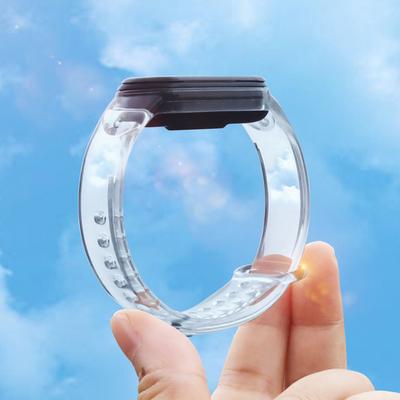 Transparent Wrist Strap for Xiaomi Mi Band 6 5 4 3 Breathable Silicone Replacement Straps for Mi Band 4 3 Miband 6 5 Wristband Strap