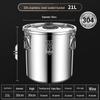 304 Stainless Steel Sealed Multi-purpose Storage Container