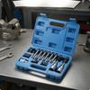 Alternator Pulley Tool Kit Chrome Alloy Steel Removal 13 Piece Auto