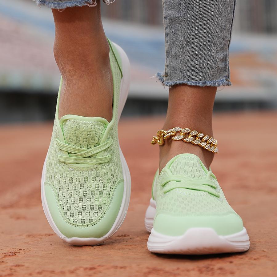 Spring Foot Lazy Shoes One-Foot Casual Women's Shoes Mother's Shoes Low-Top Flat-Sole Walking Shoes Comfortable Breathable