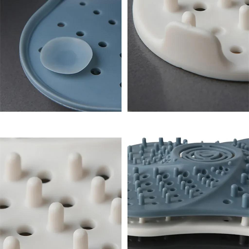 Disposable Hair Catcher Shower Filter Sink Plug Floor Drain Filter Anti-blocking Bath Cap Bathroom Stopper Toilet Drain Plug