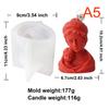Sculpted Mother Baby Child Candle Mold Mom Carving Silicone Mold Soap Soy Wax Epoxy Resin DIY Handcraft Party Dinner Decorati