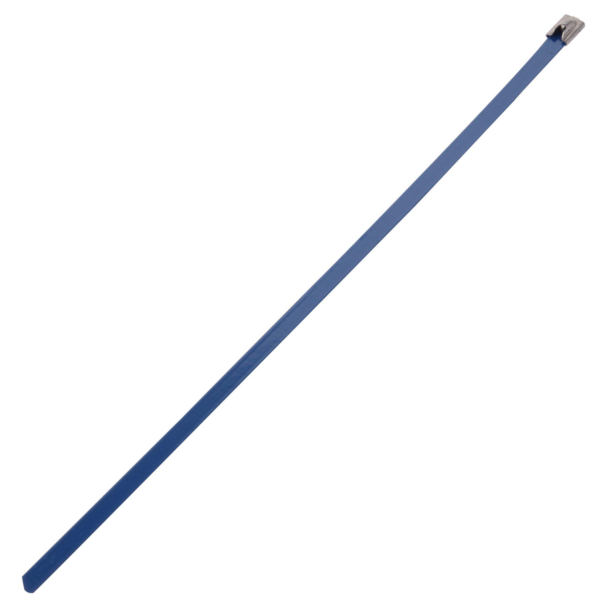 

Panduit MLT Type Fully Coated Stainless Steel Band SUS316 Coating Part: Polyester Blue Width 8.1mm Length 363mm 50 Pieces MLTFC4H-LP316BU