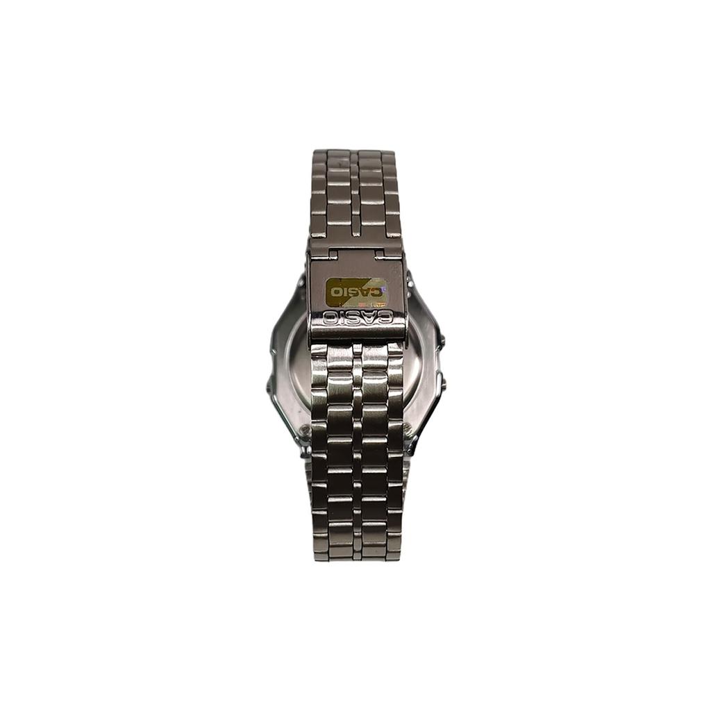 CASIO Custom Collection Quartz Movement Stainless Steel Strap Watch Unisex Blue Dial A159WA-N1D(Watch5--)