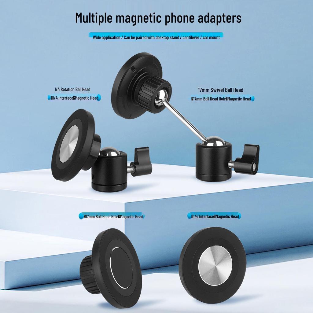 360° Rotating Magnetic Mount for Phones & Tablets - Live Streaming & Car Vent Use