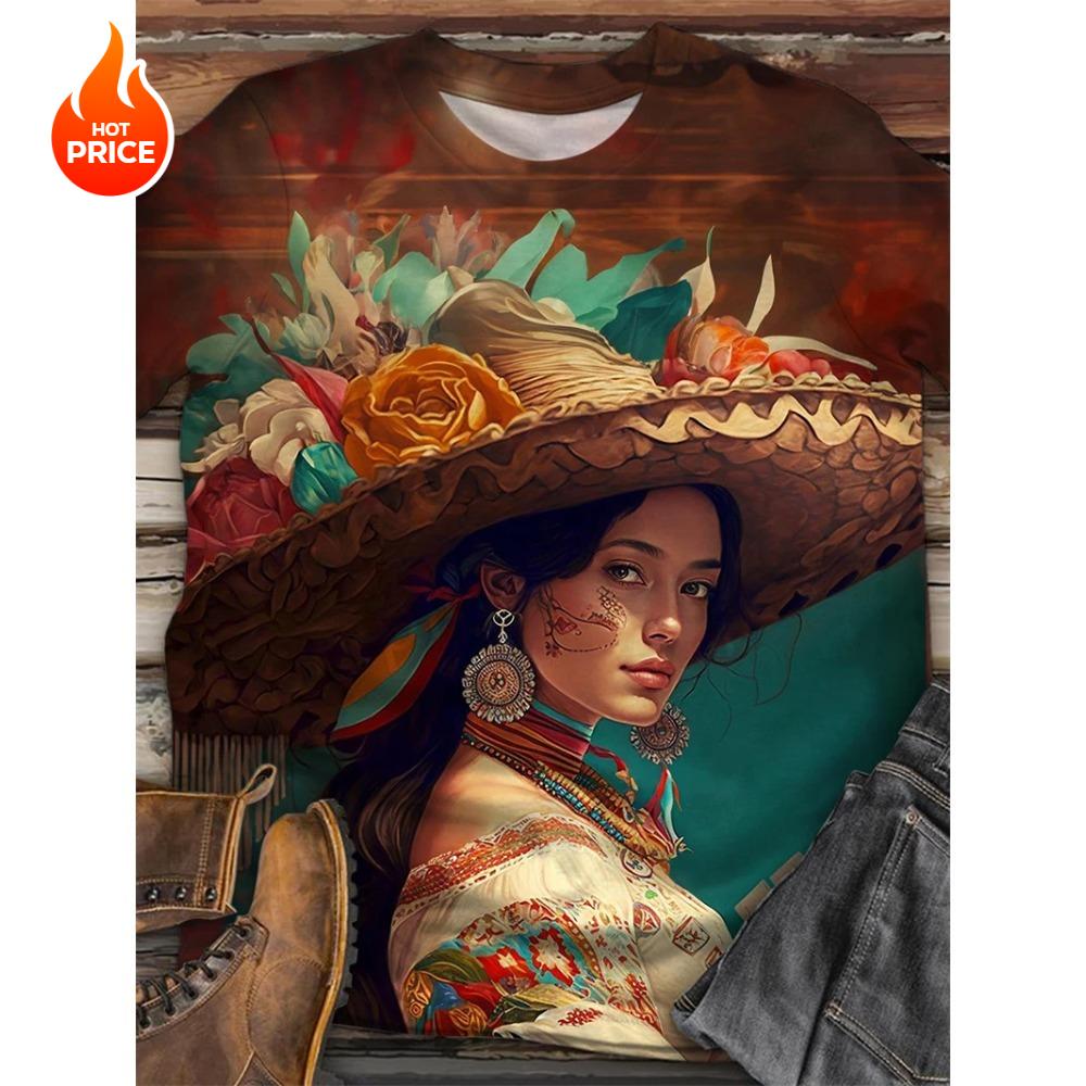 3d printed T-shirt women's graphic casual short-sleeved blouse girl O-neck Y2K T-shirt beautiful woman's clothes