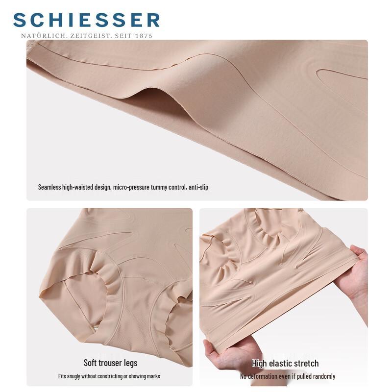 Schiesser Women's Ice Silk High-Waist Tummy Control Panties
