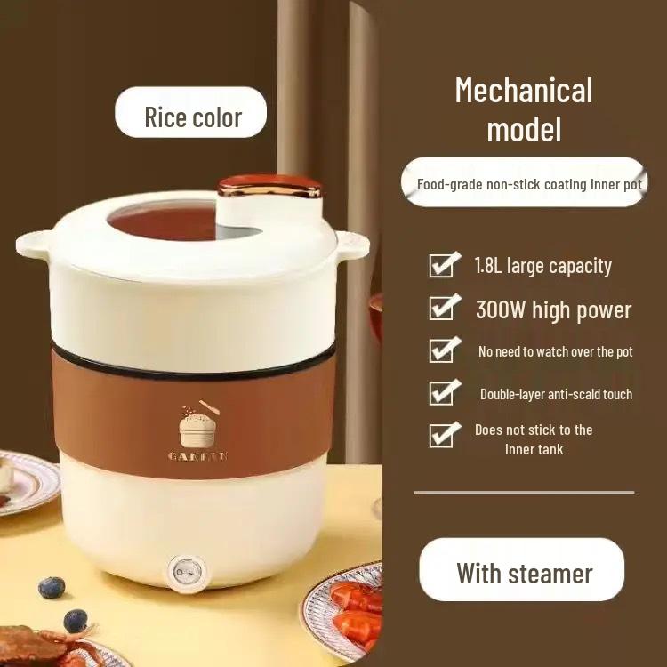 Smart Mini Multifunctional Automatic Rice Cooker & Hot Pot for Small Spaces