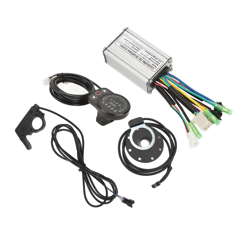 36V 48V 250W Electric Bike Conversion Kit Motor Controller Thumb Throttle PAS Pedal Assist Sensor